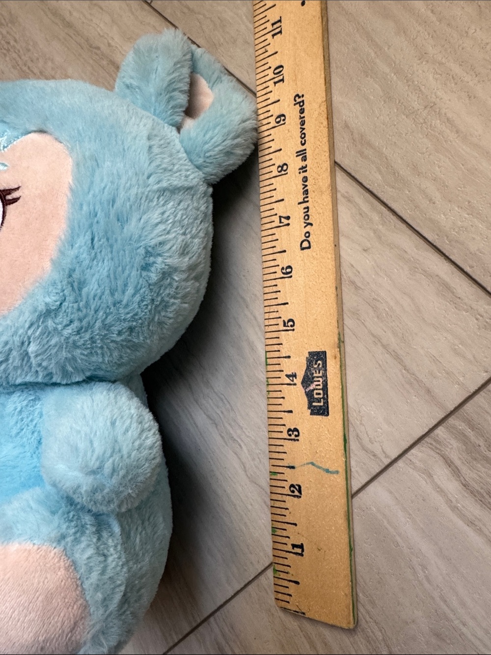 Lababies 11” blue stuffed toy, boys girls, Yoonique - Picture 2 of 6